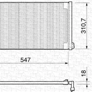 Airco condensor Magneti Marelli 350203155000 Veilige Betaling
