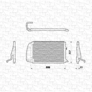 In De Mode Airco condensor Magneti Marelli 350203205000