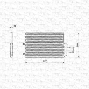 Nieuwe Collectie Airco condensor Magneti Marelli 350203212000