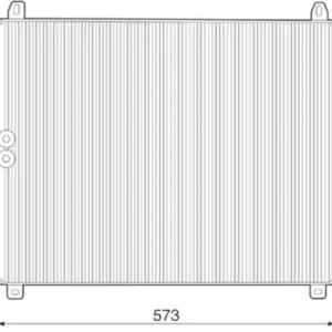 Beperkte Voorraad Airco condensor Magneti Marelli 350203222000