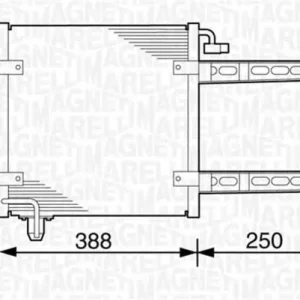 Bestseller Airco condensor Magneti Marelli 350203237000