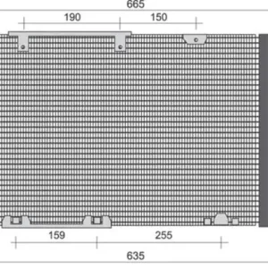 Koopje Airco condensor Magneti Marelli 350203258000