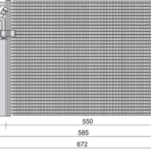 Airco condensor Magneti Marelli 350203261000 Direct Verzonden
