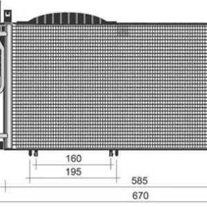 Airco condensor Magneti Marelli 350203352000 Rechtstreeks Van De Fabrikant