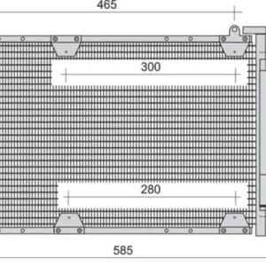 Bulkbestelling Airco condensor Magneti Marelli 350203353000