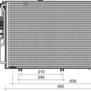 Garantie Inbegrepen Airco condensor Magneti Marelli 350203371000