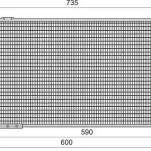 Beste Prijs Airco condensor Magneti Marelli 350203395000