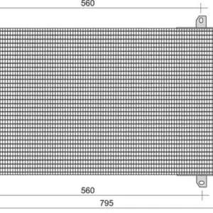 Budget Airco condensor Magneti Marelli 350203445000