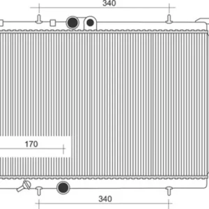 Radiateur Magneti Marelli 350213881000 Nieuw Model
