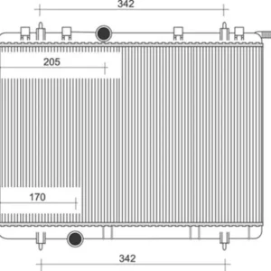 Actieprijs Radiateur Magneti Marelli 350213886000