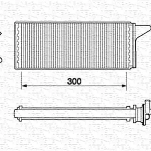 Modern Kachelradiateur Magneti Marelli 350218058000